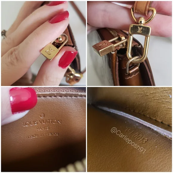 **SOLD** Authentic Pre-owned Louis Vuitton Lexington Vernis Pochette Bag - Picture 14 of 15